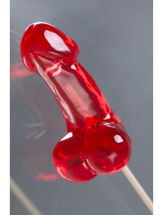 Красный леденец в форме фаллоса со вкусом виски - Sosuчki - купить с доставкой в Евпатории