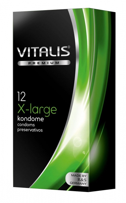 Презервативы увеличенного размера VITALIS PREMIUM x-large - 12 шт. - Vitalis - купить с доставкой в Евпатории