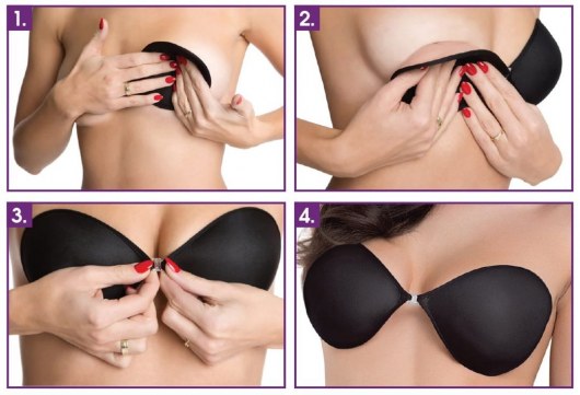 Бюстгальтер силиконовый самоклеящийся без бретелек - Julimex купить с доставкой