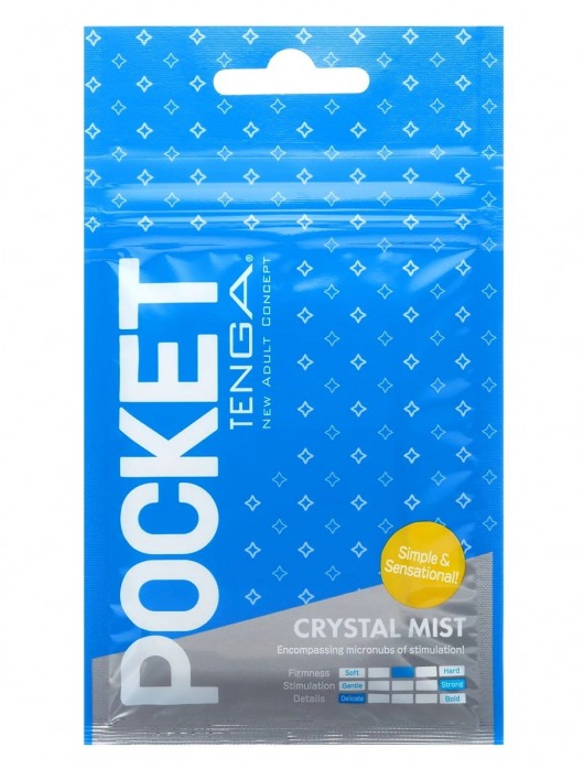 Карманный мастурбатор Crystal Mist - Tenga - в Евпатории купить с доставкой