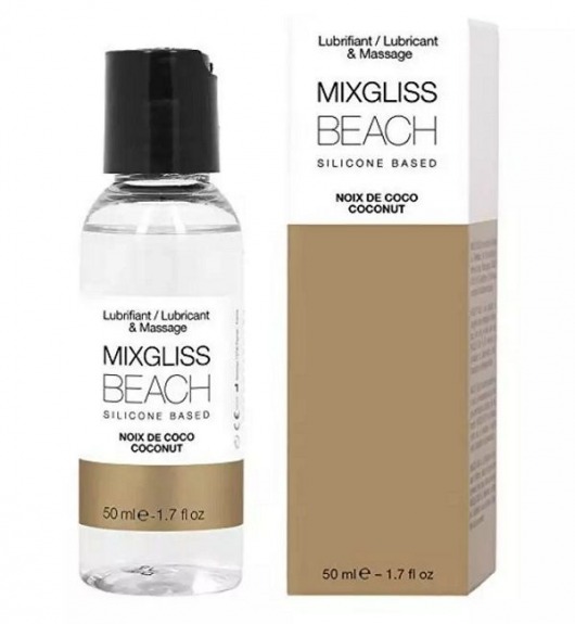 Смазка на силиконовой основе Mixgliss Beach - 50 мл. - Mixgliss - купить с доставкой в Евпатории