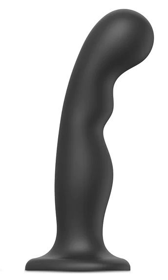Черная насадка Strap-On-Me Dildo Plug P G size XXL - Strap-on-me - купить с доставкой в Евпатории