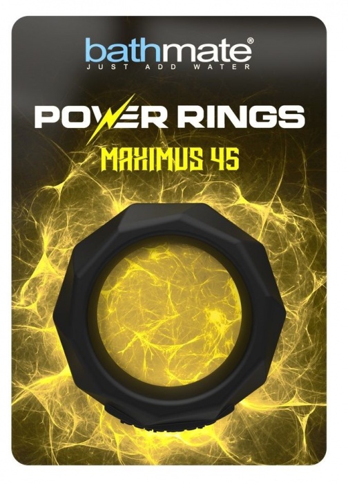 Черное эрекционное кольцо Maximus 45 - Bathmate - в Евпатории купить с доставкой