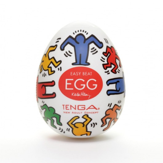 Мастурбатор-яйцо Keith Haring EGG DANCE - Tenga - в Евпатории купить с доставкой