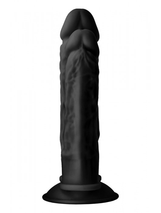 Черный анально-вагинальный фаллоимитатор Double Penetrator - 19,5 см. - Dream Toys