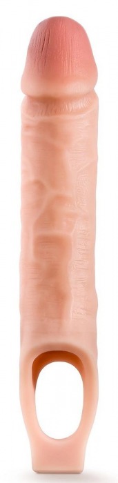 Телесная насадка на пенис 10 Inch Cock Sheath Extender - 25 см. - Blush Novelties - в Евпатории купить с доставкой