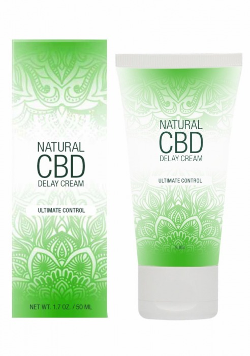 Крем-пролонгатор Natural CBD Delay Cream - 50 мл. - Shots Media BV - купить с доставкой в Евпатории