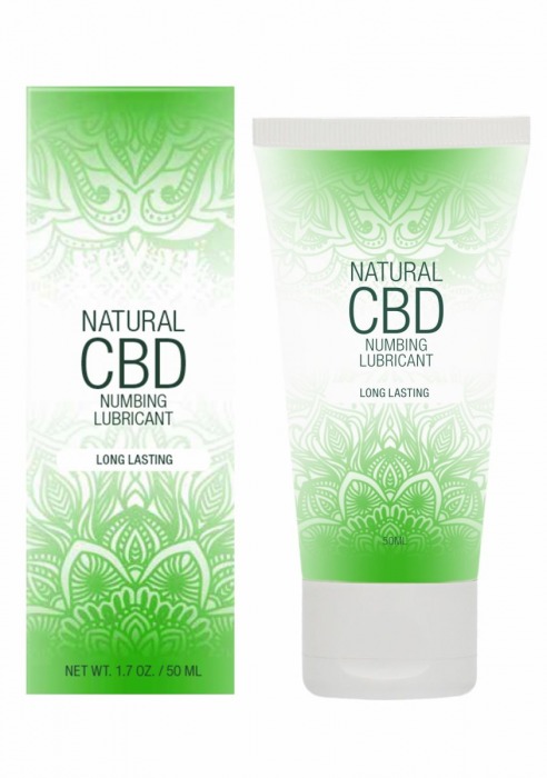 Лубрикант с пролонгирующим эффектом Natural CBD Numbing Lubricant - 50 мл. - Shots Media BV - купить с доставкой в Евпатории