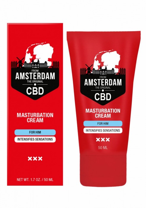 Крем для мастурбации для мужчин CBD from Amsterdam Masturbation Cream For Him - 50 мл. - Shots Media BV - купить с доставкой в Евпатории