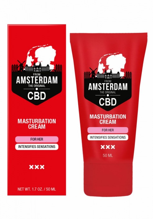 Крем для мастурбации для женщин CBD from Amsterdam Masturbation Cream For Her - 50 мл. - Shots Media BV - купить с доставкой в Евпатории