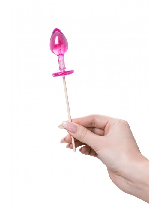 Розовый леденец  в форме анальной втулки со вкусом айриш крим - 29 гр. - Sosuчki - купить с доставкой в Евпатории