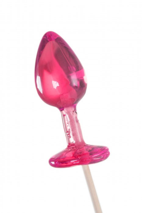 Розовый леденец  в форме анальной втулки со вкусом айриш крим - 29 гр. - Sosuчki - купить с доставкой в Евпатории