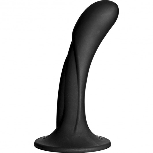 Черная изогнутая насадка Vac-U-Lock G-Spot - 16,5 см. - Doc Johnson - купить с доставкой в Евпатории