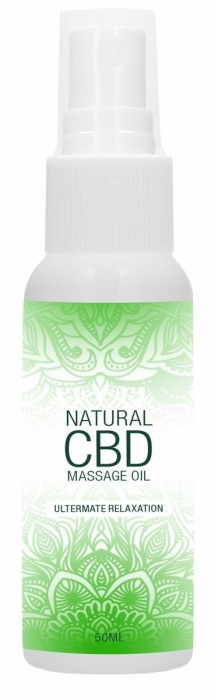 Массажное масло Natural CBD Massage Oil - 50 мл. - Shots Media BV - купить с доставкой в Евпатории