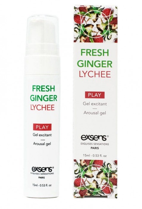Возбуждающий гель Fresh Ginger Lychee Arousal Gel - 15 мл. - Exsens - купить с доставкой в Евпатории