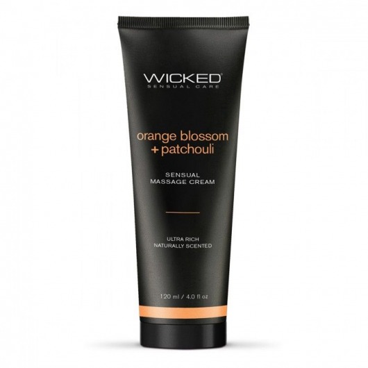 Массажный легкий крем WICKED Orange Blossom plus Patchouli - 120 мл. - Wicked - купить с доставкой в Евпатории