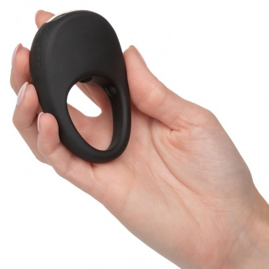 Черное эрекционное виброкольцо Silicone Rechargeable Pleasure Ring - California Exotic Novelties - в Евпатории купить с доставкой