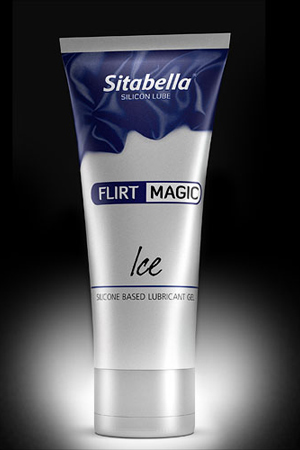 Силиконовая гель-смазка FLIRT MAGIC Ice с лёгким пролонгирующим эффектом - 75 мл. - Sitabella - купить с доставкой в Евпатории