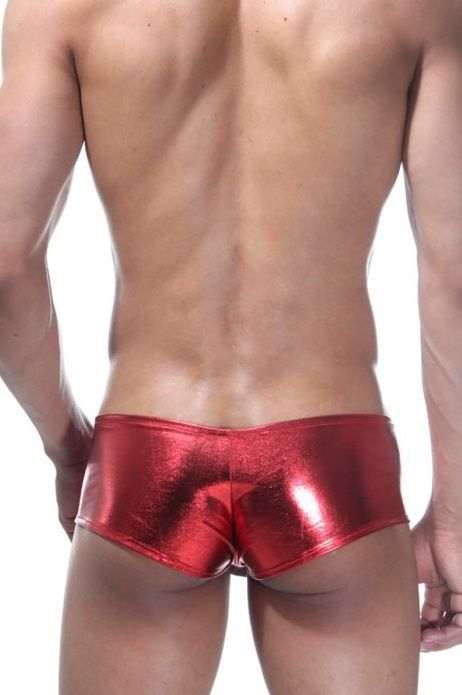 Красные блестящие трусы-хипсы - La Blinque купить с доставкой