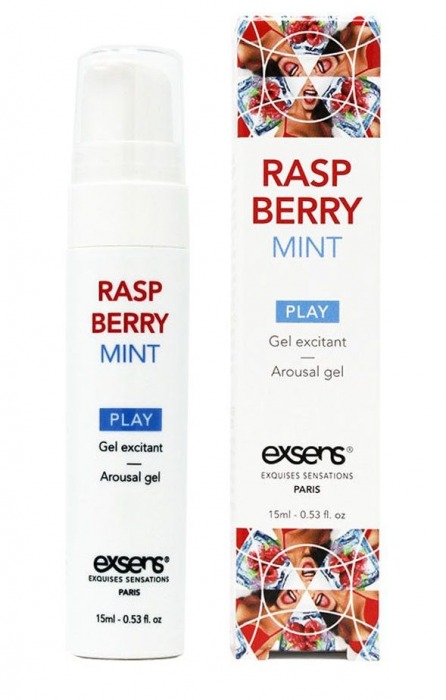Возбуждающий гель Raspberry Mint с ароматом малины и мяты - 15 мл. - Exsens - купить с доставкой в Евпатории