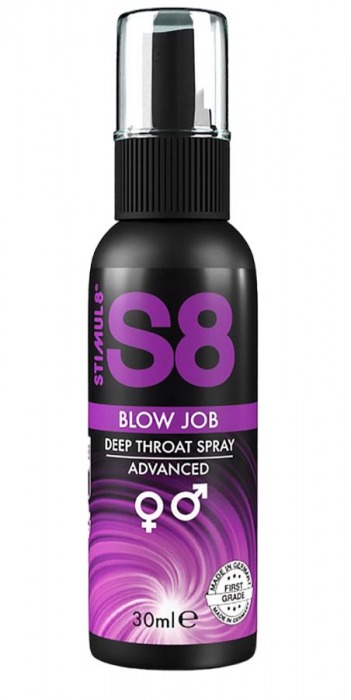 Лубрикант для орального секса S8 Deep Throat Spray - 30 мл. - Stimul8 - купить с доставкой в Евпатории