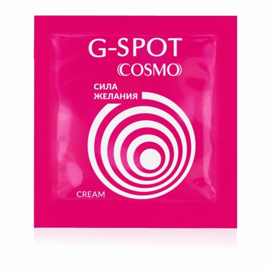 Стимулирующий интимный крем для женщин Cosmo G-spot - 2 гр. - Биоритм - купить с доставкой в Евпатории