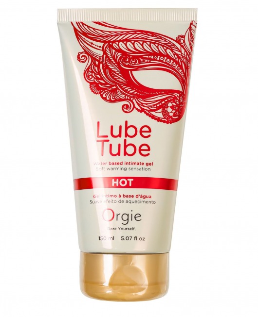 Интимный гель на водной основе Lube Tube Hot с разогревающим эффектом - 150 мл. - ORGIE - купить с доставкой в Евпатории