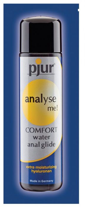 Анальный лубрикант pjur ANALYSE ME Comfort Water Anal Glide - 2 мл. - Pjur - купить с доставкой в Евпатории