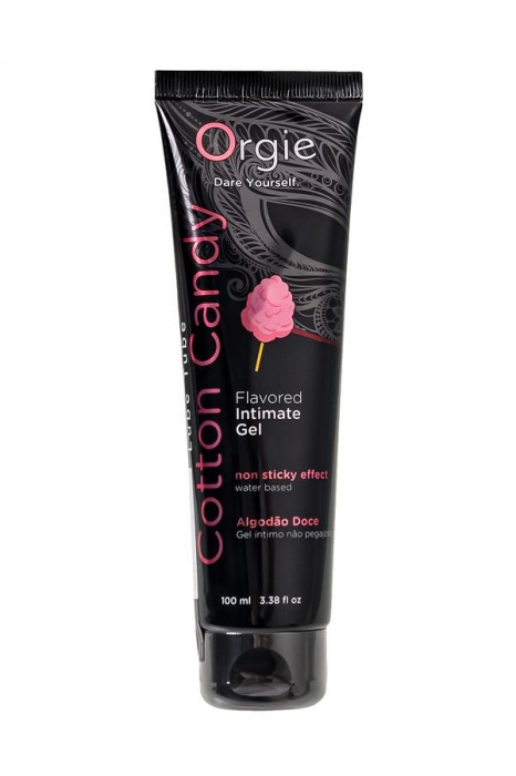 Интимный гель на водной осное Lube Tube Cotton Candy со вкусом сахарной ваты - 100 мл. - ORGIE - купить с доставкой в Евпатории