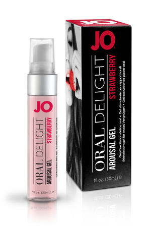 Клубничный лубрикант для оральных ласк Oral Delight Strawberry Sensation - 30 мл. - System JO - купить с доставкой в Евпатории