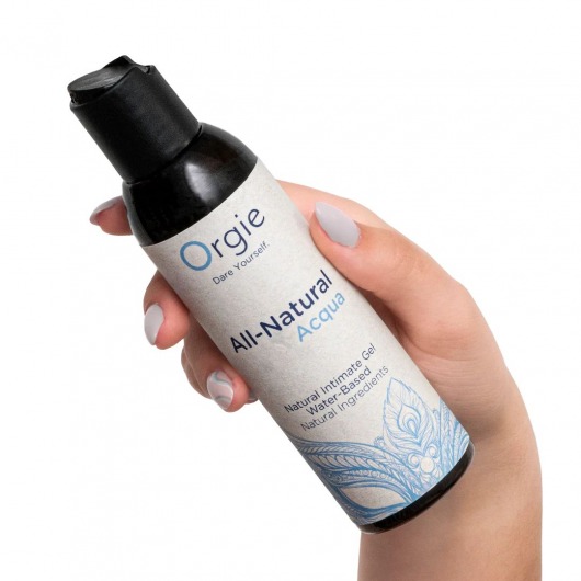 Интимный гель на водной основе Orgie All-Natural Acqua - 150 мл. - ORGIE - купить с доставкой в Евпатории