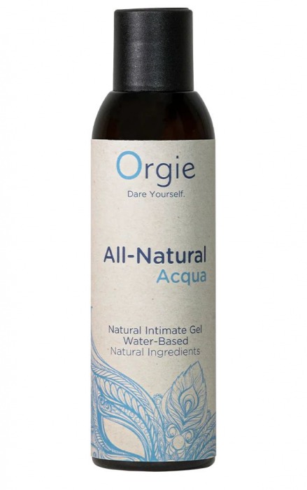 Интимный гель на водной основе Orgie All-Natural Acqua - 150 мл. - ORGIE - купить с доставкой в Евпатории
