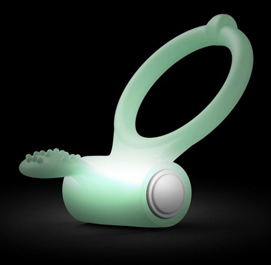 Светящееся в темноте эрекционное виброкольцо Power Clit - Dorcel - в Евпатории купить с доставкой