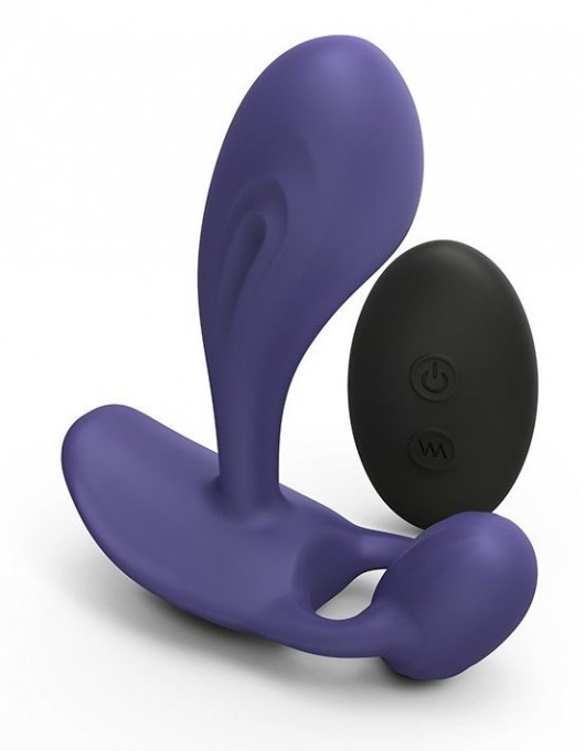 Темно-синий вибромассажер Witty P G Vibrator with Remote Control - Love to Love - в Евпатории купить с доставкой
