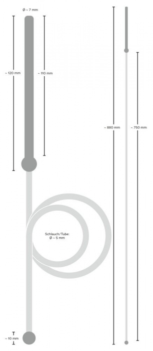 Уретральный катетер Piss To Mouth Dilator - Orion - купить с доставкой в Евпатории