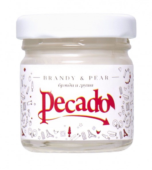 Массажная свеча Brandy   Pear - 35 мл. - Pecado - купить с доставкой в Евпатории