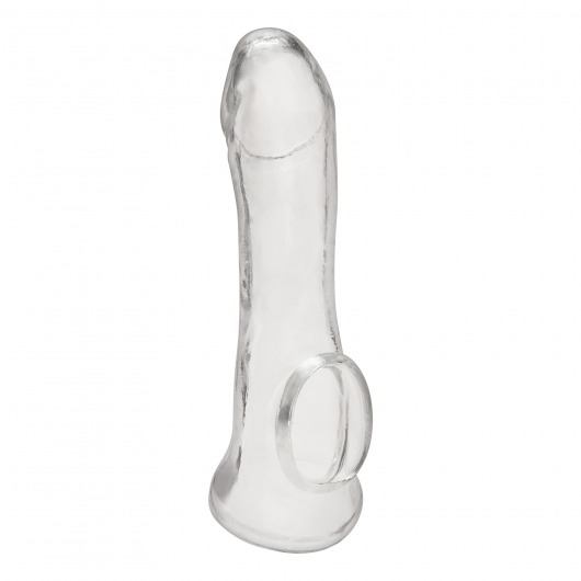 Прозрачная насадка на пенис Transparent Penis Enhancing Sleeve Extension - 15,9 см. - BlueLine - в Евпатории купить с доставкой