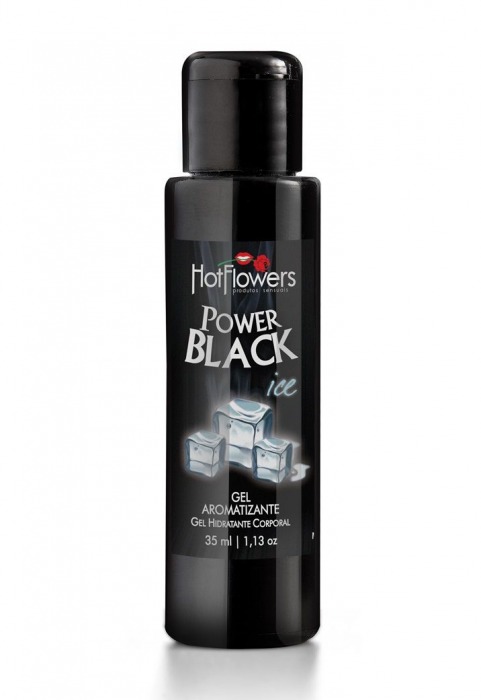 Стимулирующий гель для массажа Power Black - 35 мл. - HotFlowers - купить с доставкой в Евпатории