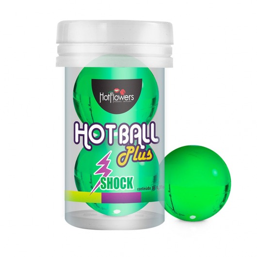 Лубрикант на силиконовой основе Hot Ball Plus с покалывающим эффектом (2 шарика по 3 гр.) - HotFlowers - купить с доставкой в Евпатории