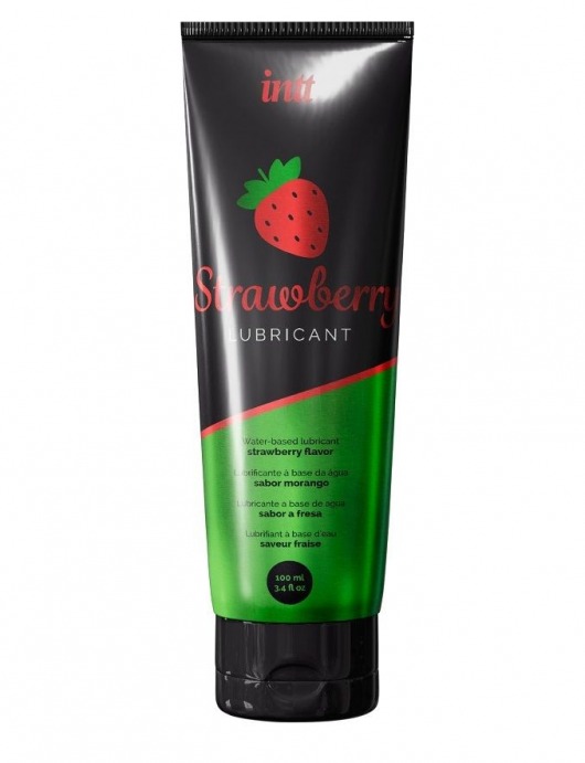 Смазка на водной основе с ароматом клубники Strawberry Lubricant - 100 мл. - INTT - купить с доставкой в Евпатории