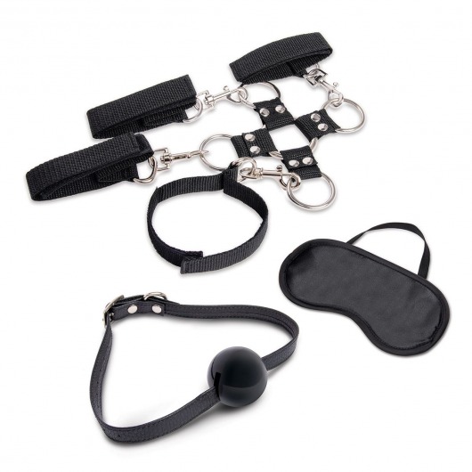 Набор для фиксации из 7 предметов Hogtie   Ball Gag Kit - Lux Fetish - купить с доставкой в Евпатории