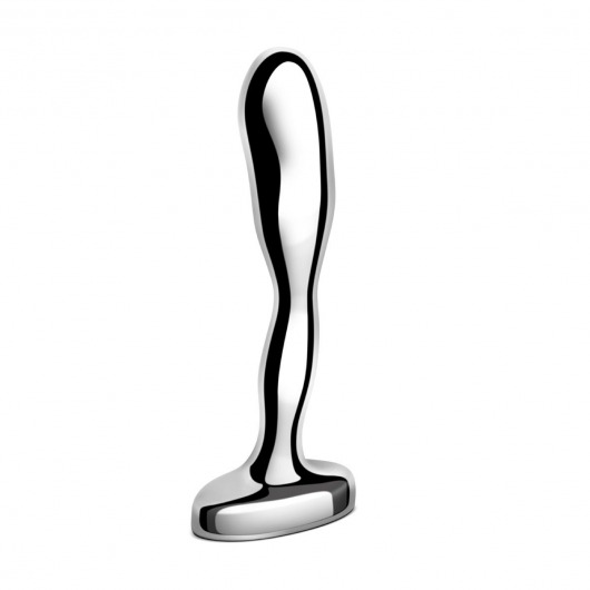 Стальной стимулятор простаты Stainless Steel Prostate Plug - 11,5 см. - b-Vibe - в Евпатории купить с доставкой