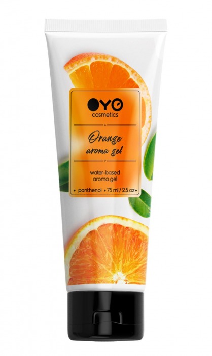 Лубрикант на водной основе OYO Aroma Gel Orange с ароматом апельсина - 75 мл. - OYO - купить с доставкой в Евпатории