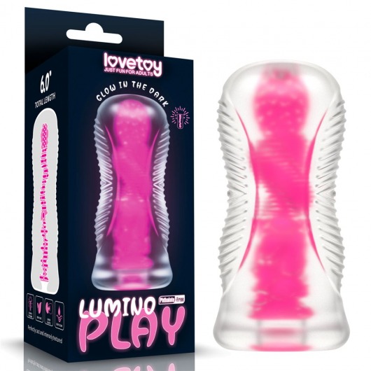 Светящийся в темноте мастурбатор 6.0 Lumino Play Masturbator - Lovetoy - в Евпатории купить с доставкой