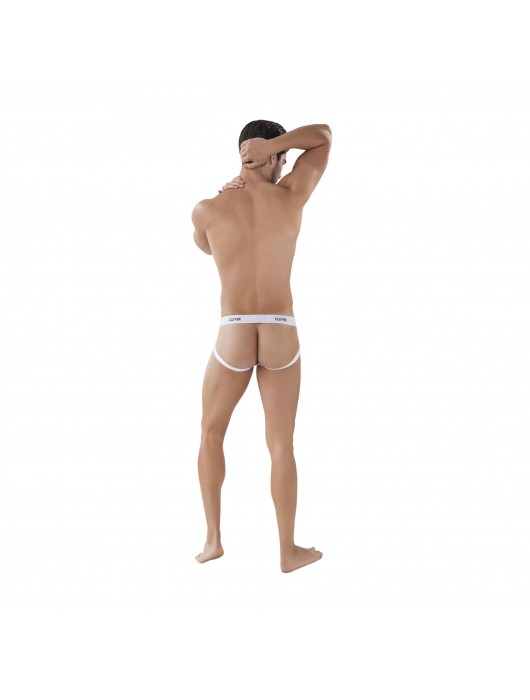 Белые мужские трусы-джоки Venture Jockstrap - Clever Masculine Underwear купить с доставкой