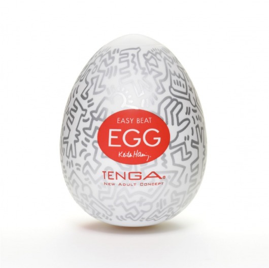Мастурбатор-яйцо Keith Haring EGG PARTY - Tenga - в Евпатории купить с доставкой