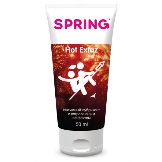 Согревающие интимный лубрикант Spring Hot Extaz - 50 мл. - SPRING - купить с доставкой в Евпатории