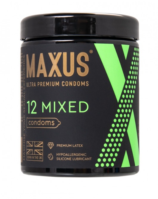 Презервативы MAXUS Mixed - 12 шт. - Maxus - купить с доставкой в Евпатории