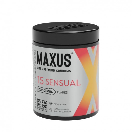 Анатомические презервативы MAXUS Sensual - 15 шт. - Maxus - купить с доставкой в Евпатории