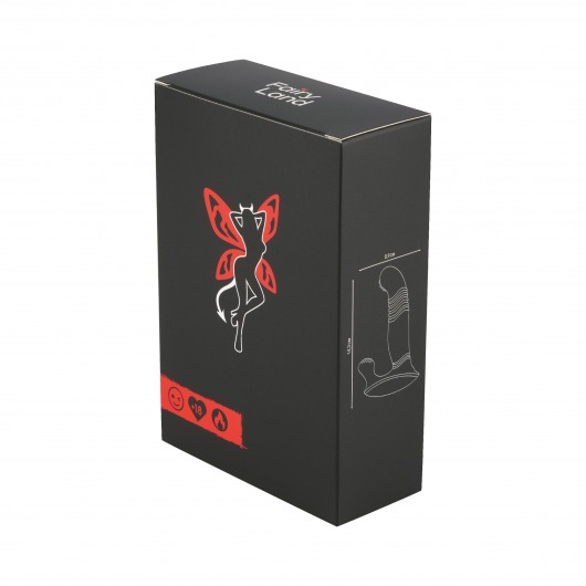 Черный вибростимулятор предстательный железы - 14,3 см. - Волшебная страна - в Евпатории купить с доставкой